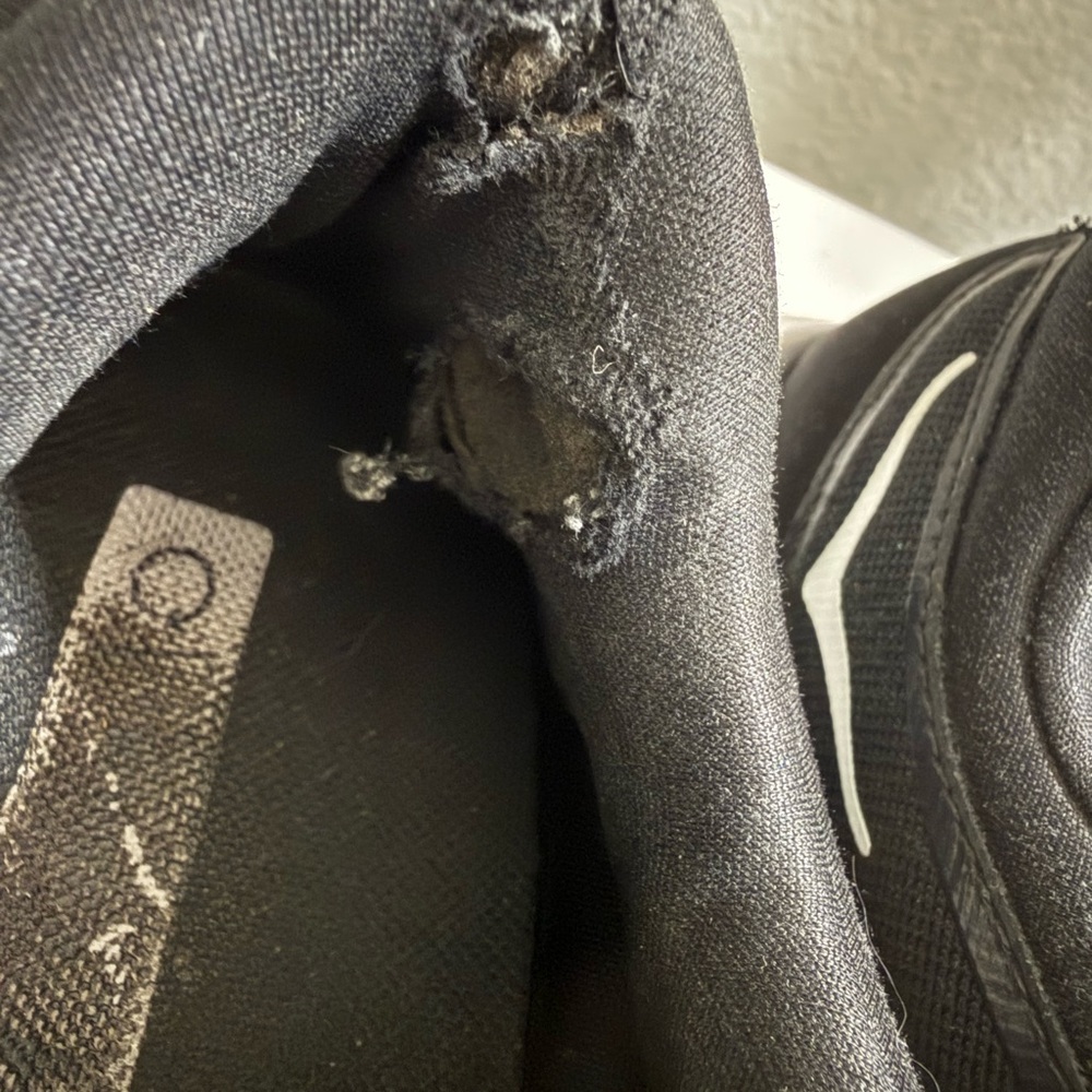 Hoka Women's Black and White Running Shoes - Picture 9 of 10